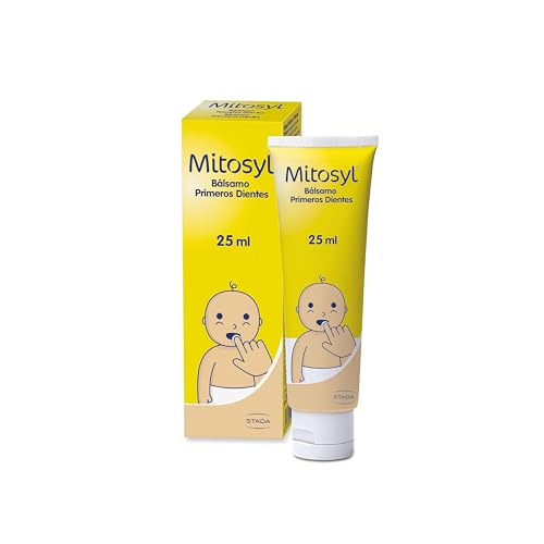 Mitosyl, Bálsamo Primeros Dientes, Gel Gingival Calmante, Alivio de Encías, Desde el Nacimiento, Sabor Agradable, 25ml