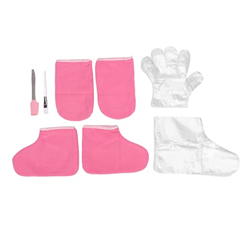 Set de Tratamiento de Cera para Manos y Pies con Guantes y Calcetines Desechables