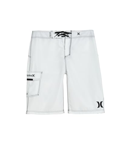 Hurley Men's One and Only 22 Inch Boardshort, White, 40