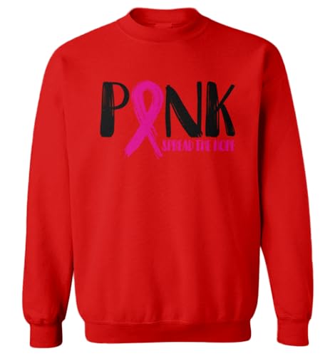 Haase Unlimited Pink Spread The Hope - Breast Cancer Toddler Fleece Crewneck Sweater