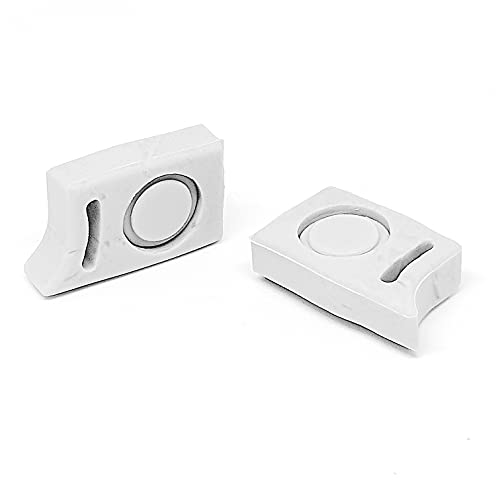 Set of 2 L021 Shower/Bathroom Door Plastic Rubber Stops Top or Bottom Right & Left