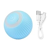 Pelota Interactiva para Gatos: Fabricada con Materiales ABS Y Silicona, Pelota De Juguete Interactiva Giratoria De 360 ​​Grados | Pelota Interior Portátil para Gatos, Lindo Juguete para Estimular El