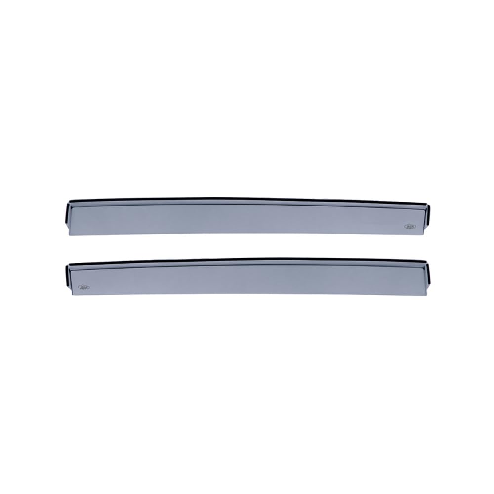 DGA Wind Deflectors (Rear) compatible with Volkswagen T-Cross 2019- (2-pieces), Grey