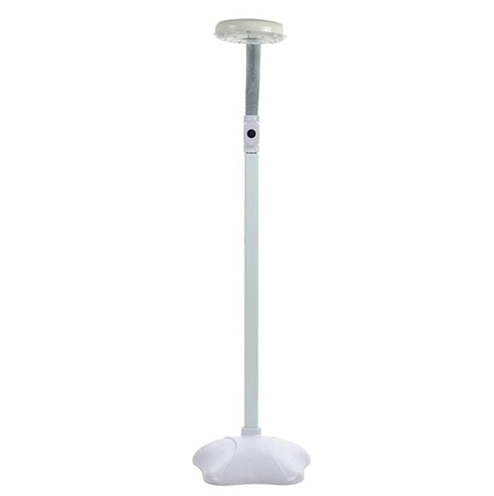 Lupas, Lupa, Lámpara de pie con Lupa LED 5X, Base de Lente, Brazo Giratorio Ajustable, Lupa de Lectura con Cuello de Cisne, para salón, Belleza, manicura, profesión