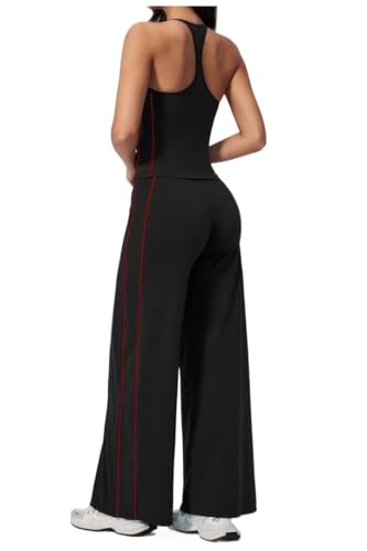 Ensemble 2 pièces fluide colorblock avec débardeur dos nageur d'été