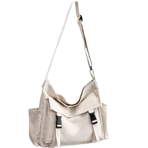 Classic Messenger Bag Cute Crossbody Bag Vintage Canvas Shoulder Bag Kawaii Purse with Upgraded Features Gift for School