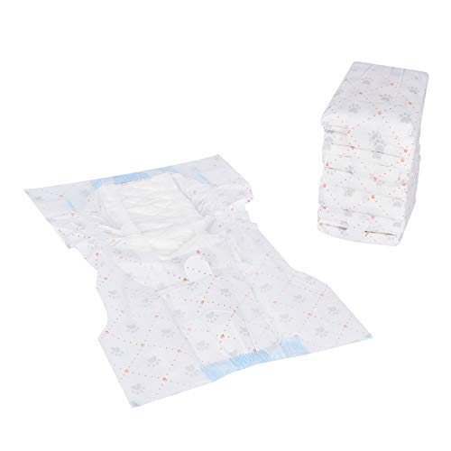 Image of Arm & Hammer for Pets Disposable Female Dog Diapers with Odor Control and Wetness Indicator, Leak Resistant Dog Diapers for Incontinence and Heat Cycles, Size Small 15-19 in Waist, 12 Count
