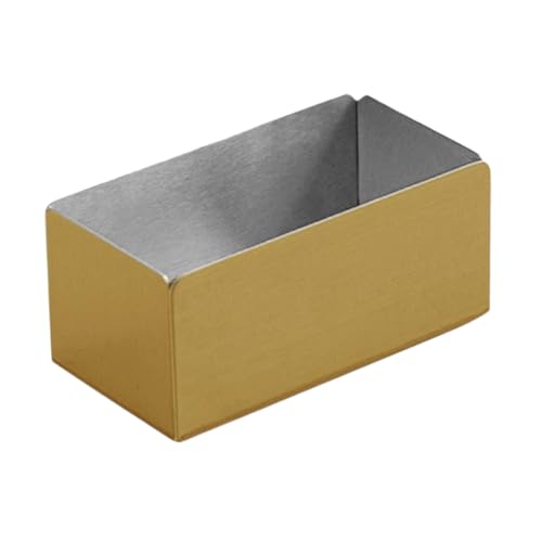 PRETYZOOM Sugar Packet Holder Tea Bag Organizer Home Storage Box Stainless Steel Dispenser Bar Counter Kitchen Accessory