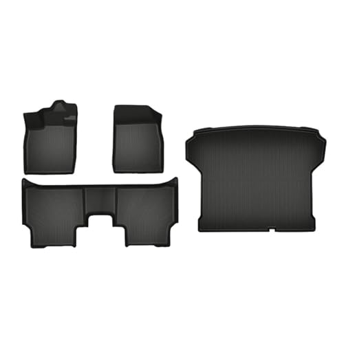 AYEXNSR VW ID4 2021-2025 �Ή��t���A�}�b�g �g�����N�}�b�g TPE �S�V��^ ����~��(Floor mat 4Pcs Set)