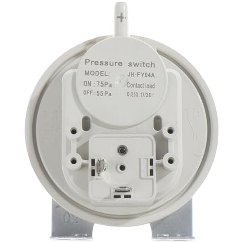 NbgrvB Calentadores de agua a gas con interruptor de presión y calderas de pared, material ABS, ajuste de presión ajustable, control manual, color blanco 75-55