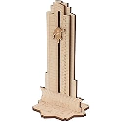 Estanterias Con Formas Calendario De Adviento De Madera con Forma De Rascacielos para Estantería De Escritorio, Cuenta Regresiva De Navidad Decorativa con Diseño Exquisito
