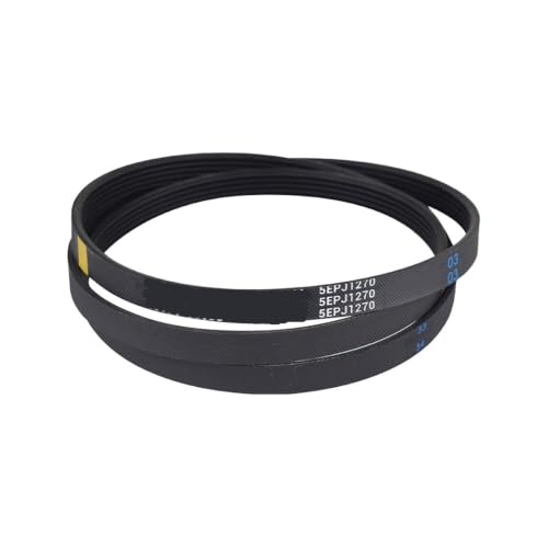 Correa de lavadora 5EPJ1270 multiajuste compatible con repuestos de tambor EPJ1208 y EPJ1195