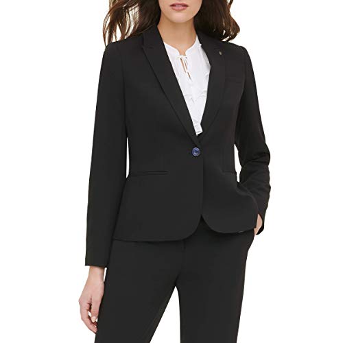 Tommy-Hilfiger-Womens-Blazer–Business-Jacket-with-Flattering-Fit-and-Single-Button-Closure Tommy-Hilfiger-Womens-Blazer–Business-Jacket-with-Flattering-Fit-and-Single-Button-Closure