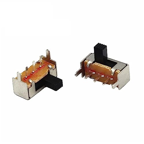 Interrupteur à bascule SK-12F14G4 pour circuit PCB horizontal en lot de 10 pièces
