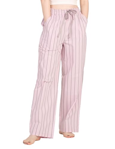 LAPASA Damen Pyjamahose Loungehose Schlafanzughose Freizeithose Baumwolle...