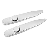 Men's Magnetic Collar Stays 2.2, 2.5, 2.75 Inch Shirt Stiffeners