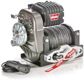 WARN 106175 M8274-S Winch with Spydura Synthetic Cable Rope: 3/8"...