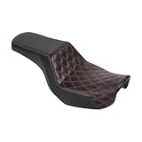 selle sundowner dyna fat bob Applicazione: Sedile passeggero per moto per Dyna Fat Street Bob Low Rider Super Wide Glide per Custom 2006-2017 FXD FXDWG FLD Rider Driver Passenger
