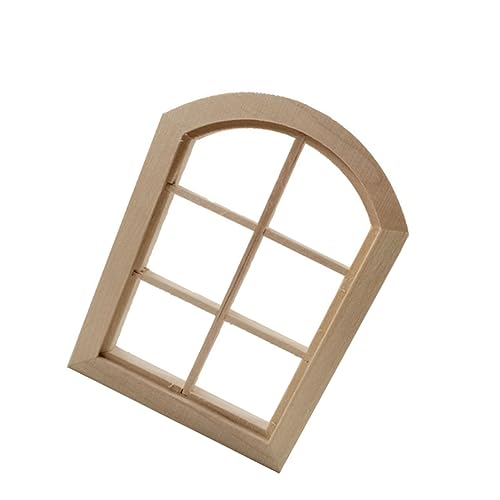 Abaodam Mini Cuadro De Ventana De Madera Decoración DIY para Casa Accesorio Decorativo