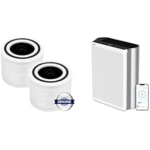 LEVOIT Air Purifier Bundle with Replacement Filters, Core 300 Purifier with 3-In-1 Filter and EverestAir Large Room Purifier with Washable Filter