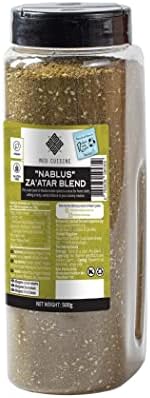 Med Cuisine "Nablus" Za'atar Mix 500G - A Staple Herb Blend in Middle Eastern Kitchens - Aromatic Middle Eastern Spice Mix - Vegan Food Seasoning Mix