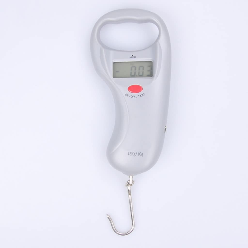 JFDBGU Portable Digital Scale Fishing Hanging Electronics Weighing 1M Tape Measure Backup Light