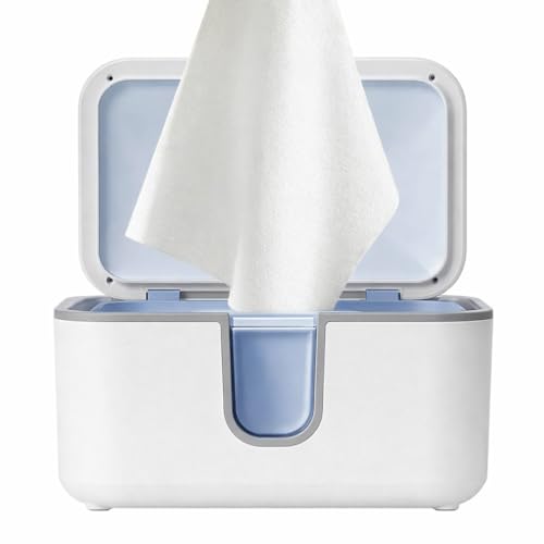 OROZEE Wet Wipes Heater,Baby Wipe Warmer and Baby Wet Wipes Dispenser Large Capacity with Night Light and View Window Fast and Even Heating Diaper...