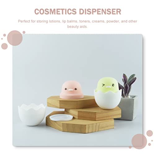 Minkissy 8 Stks 30G Travel Cream Potten Met Deksels Leuke Chick Shape Mini Pot Hervulbare Lege Kleine Reiscontainers… - Afbeelding 6