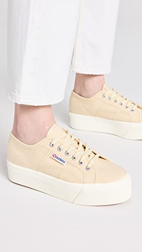 Image of Superga Unisex 2790 Platform, Beige Light Eggshell /Favorio, 8.5 Medium