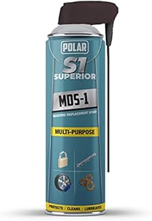 Polar S1 Superior MDS-1 Moisture Water Displacement Spray 500ml, Multi-Purpose, High Performance Lubricant with Smart Straw