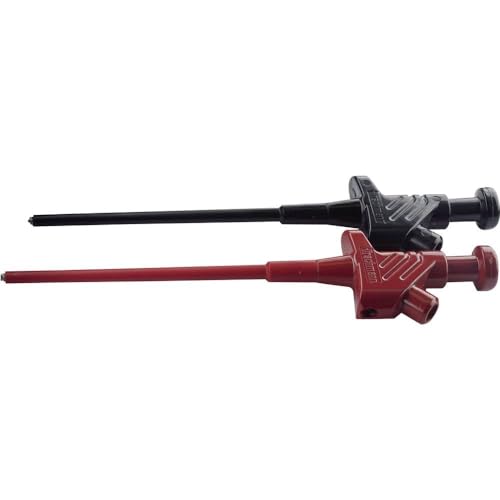 Kit colliers de serrage à clip Connecteur 4 mm CAT I, noir et rouge, SKS Hirschmann KLEPS 30