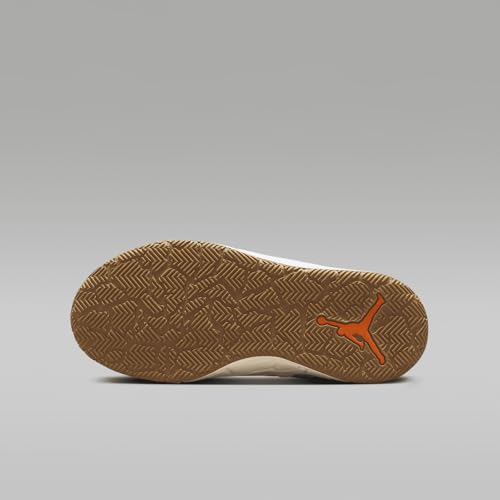 Jordan DAY1 EO Big Kids' Shoes (FQ1306-200, Dark Driftwood/Rattan/Hemp/Brilliant Orange) Size 42