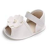  ON Baby Mädchen Sommer offene Zehenblume Krippe Schuhe Säuglingssandalen erste Wanderer