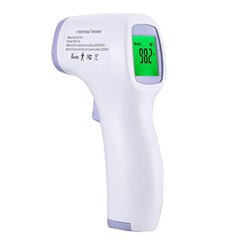 Nobranded Forehead Thermometer for Adults The Non Contact Infrared Thermometer for Fever, Body Thermometer and Surface Thermometer 2 in 1 Dual Mode Thermometer - Purple