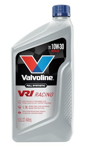 Image of Valvoline VR1 Racing Synthetic SAE 10W-30 Motor Oil 1 QT