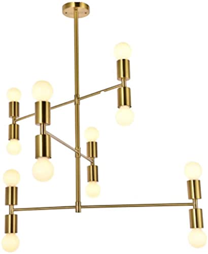 Suspension plafonnier cuivre pour sublimer un grand salon avec de hauts plafonds