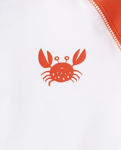 Refined and 

Boys' and Toddler Long Sleeve Rash Guard and Swim Trunk Set