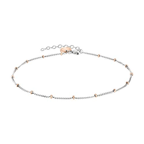 LIEBESKIND Fußkettchen Edelstahl 27 cm (Bicolor 2)