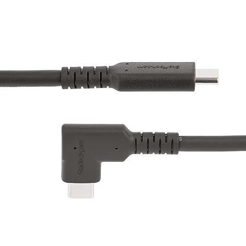 StarTech.com 1.6ft (50cm) Rugged Right Angle USB-C Cable, USB 3.2 Gen 2 (10 Gbps), USB C to C Data transfer Cable - Image 3