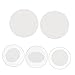 ULTECHNOVO 47mm Round Laboratory Filter Paper Discs 2 Packs of Qualitative Oil Test Filter Paper for Industrial Use for Mushroom Cultivation and Chemical Analysis