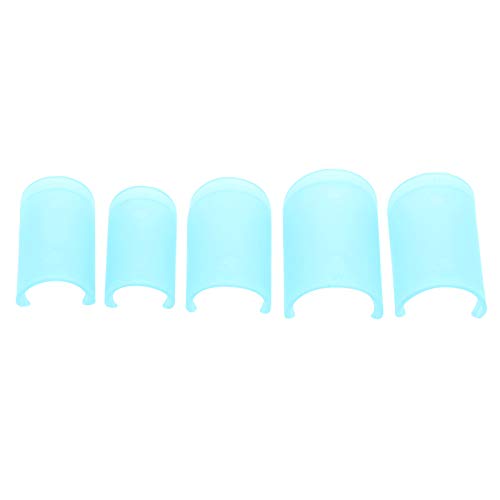 Couverture de Protecteur de membrane de flûte 5 pièces |Accessoire robuste en ABS pour flûte chinoise traditionnelle/Dizi |Ensemble de protection de film pour instruments à vent DM - 01 (Blue)