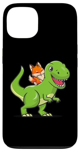 Mens Womens Kids Boys Kawaii Dino Dinosaur Red Fox Lover �X�}�z�P�[�X iPhone 13 �p