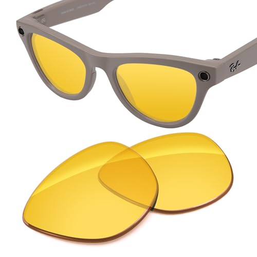 Image of Replacement Lenses Compatible with RayBan Meta Skyler RW4010 52mm AI Glasses, UV Protection, Transition