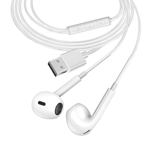 Plug and Play con design magnetico: non c'è bisogno di driver o adattatori aggiuntivi. Basta collegare il connettore USB e ascoltare senza problemi. Il design magnetico consente di indossare gli auricolari intorno al collo per evitare grovigli di fili quando non in uso.