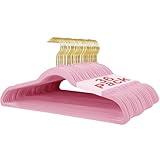 VELOURS LUXUEUSEMENT DOUX - This hanger is covered in soft velvet, which won't stain your clothes. It also protects your skirts, pants, coats, dresses and other garments from scratches.