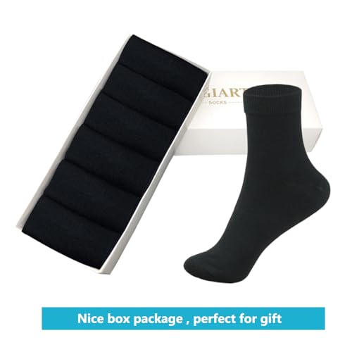 Image of MAGIARTE Womens Mini Crew Cotton Socks,6 Pairs