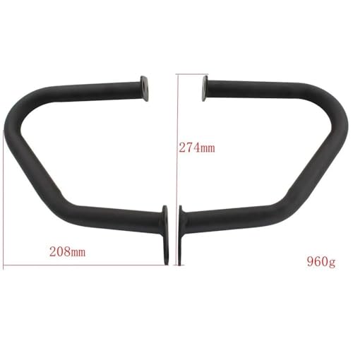 Engine guard frame protector pour moto Thruxton 2016-2019 noir résistant - 6