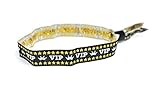 Pre-Printed Cloth Event Wristbands - Pack of 400 - Secure and Stylish Admission Band for Events by myZone Printing … (VIP Black, 400)