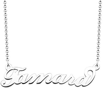 SexyMandalaPersonalized Name Necklace Initial Necklace Customized Sterling Silver Original Font Pendant Jewelry Same Day Shipping Gift for Women
