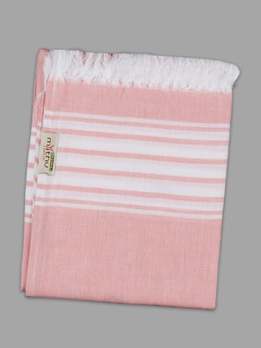 Image of RAMRAJ COTTON Pack Of 4 Cotton Bath Towel Set Crafted For Softness| Durability| And Comfortable Daily Use